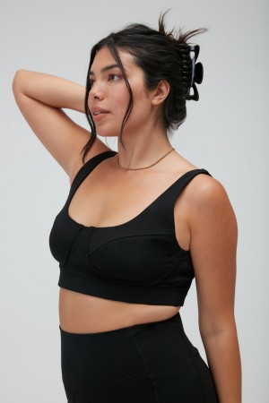 Women's Spiritual Gangster Allure Dream Tech Eco Jersey Bra Bras Black | VF0972315