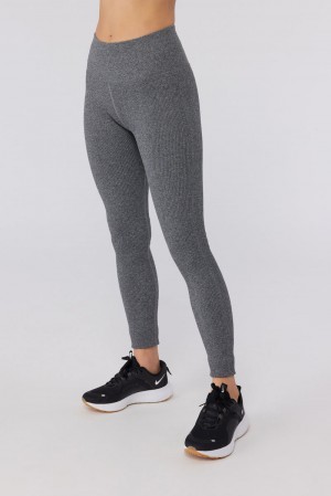 Women's Spiritual Gangster Love Sculpt Seamless Legging Leggings Htr Charcoal | WK4197580