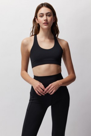 Women's Spiritual Gangster Verve Sports Bra Bras Black | BY2541983