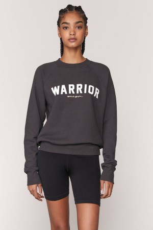 Women's Spiritual Gangster Warrior Bridget Sweatshirt Sweatshirts Vintage Black | EG6031829