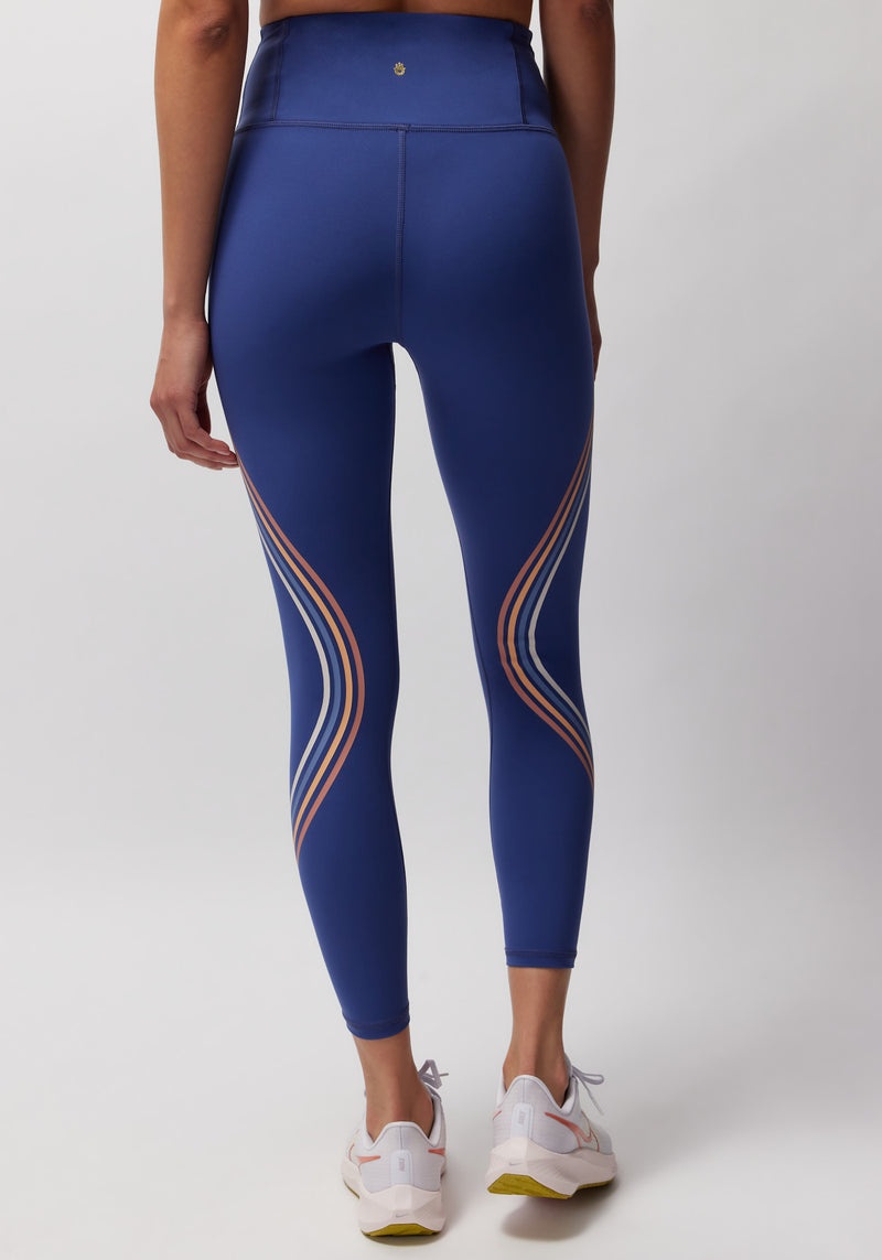 Women's Spiritual Gangster Ada Dream Tech Eco Jersey 7/8 Legging Bottoms Indigo | DT0413576