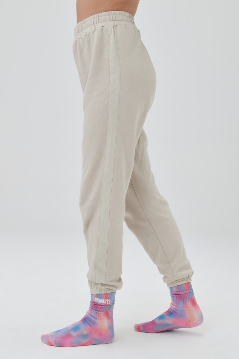 Women's Spiritual Gangster Boyfriend Tape Sweatpant Sweatpants & Joggers Moon | AI0126473