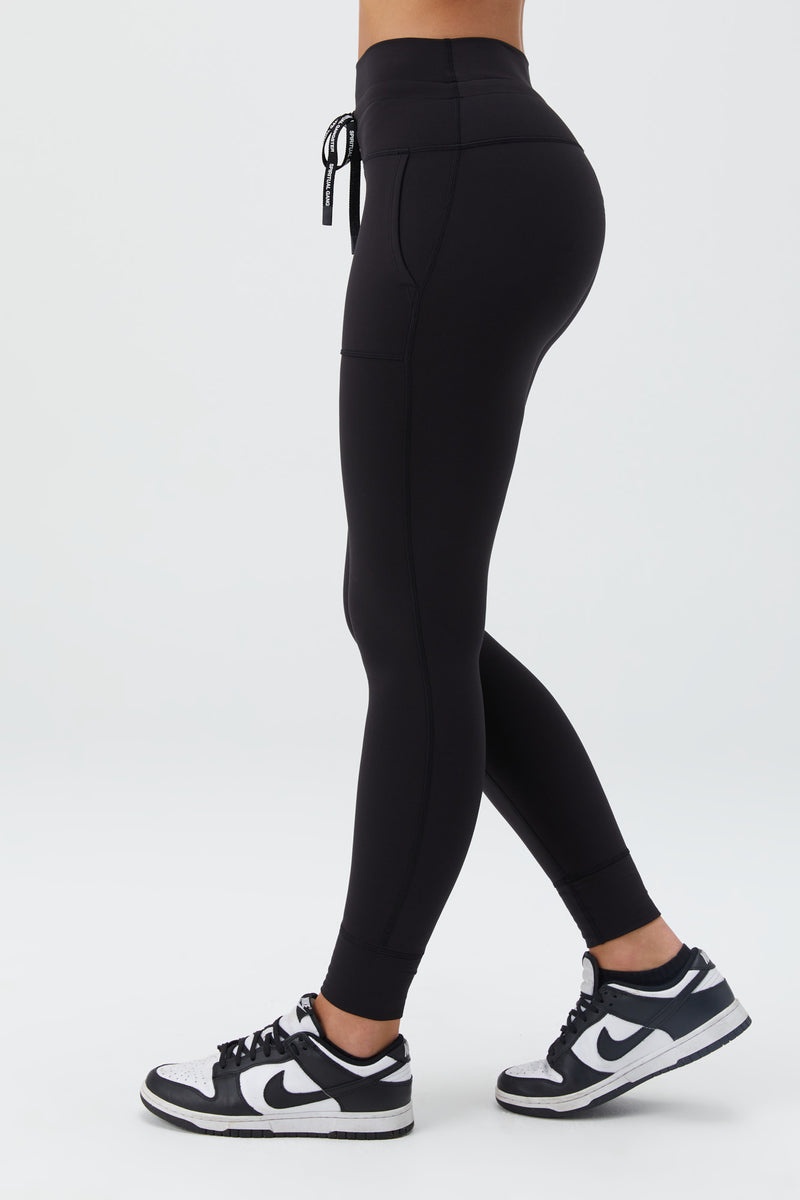 Women's Spiritual Gangster Empower Warm Core Legging Leggings Black | NP3709284