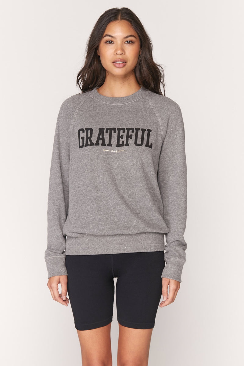 Women's Spiritual Gangster Grateful Old School Sweatshirt Sweatshirts Mhg | FG3801697