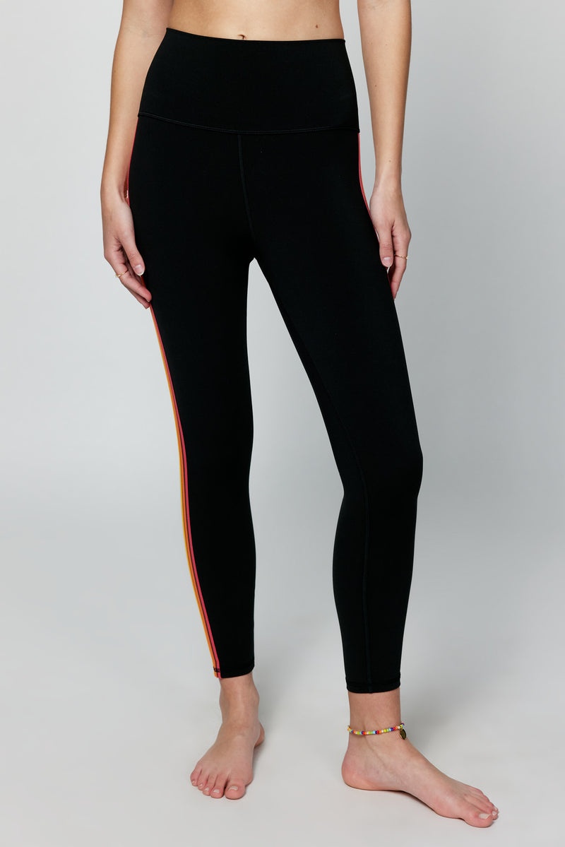 Women's Spiritual Gangster Intent Dream Tech Eco Jersey 7/8 Legging Bottoms Black | MO3710698