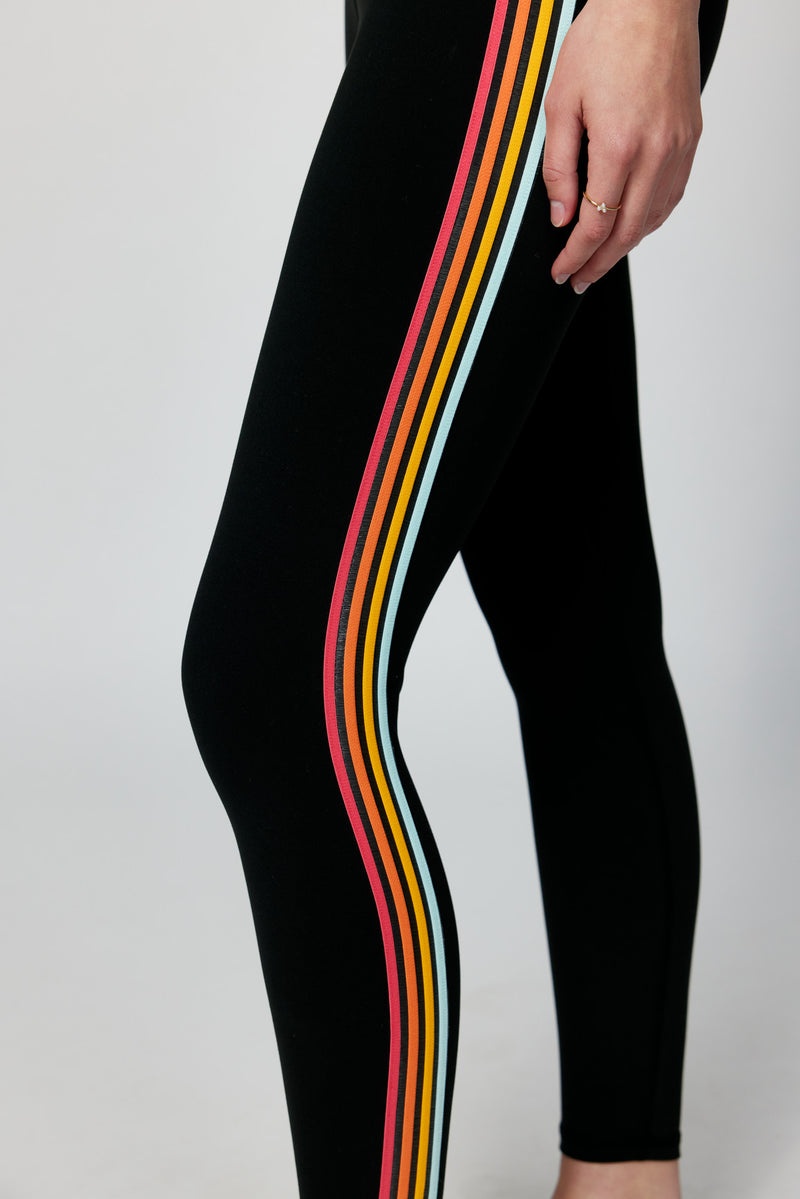 Women's Spiritual Gangster Intent Dream Tech Eco Jersey 7/8 Legging Bottoms Black | MO3710698