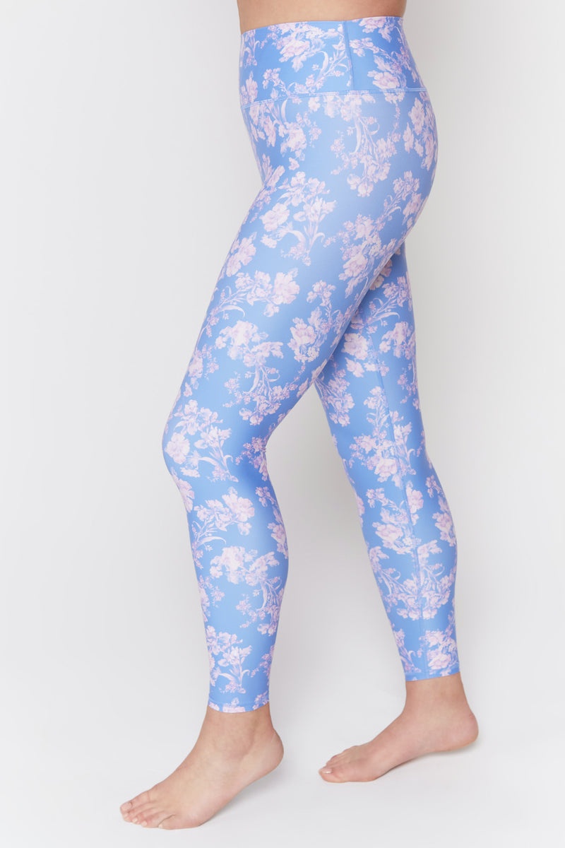 Women's Spiritual Gangster Intent Eco Jersey High Waist Legging Leggings Jacaranda Print | CX0729653