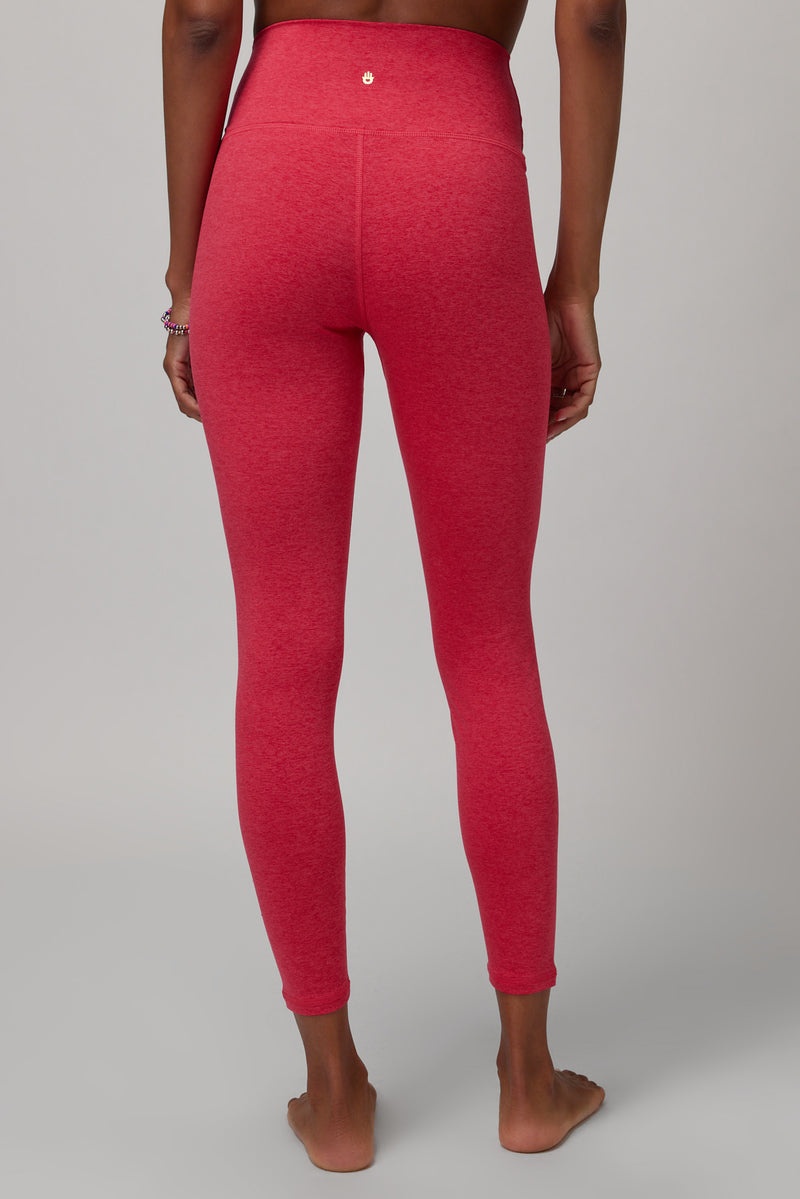 Women's Spiritual Gangster Intent Tech Heather 7/8 Legging Bottoms Heather Hibiscus | PL2650431