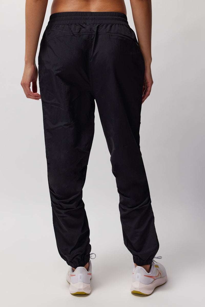 Women's Spiritual Gangster Journey Active Track Pant Bottoms Black | PE2018654