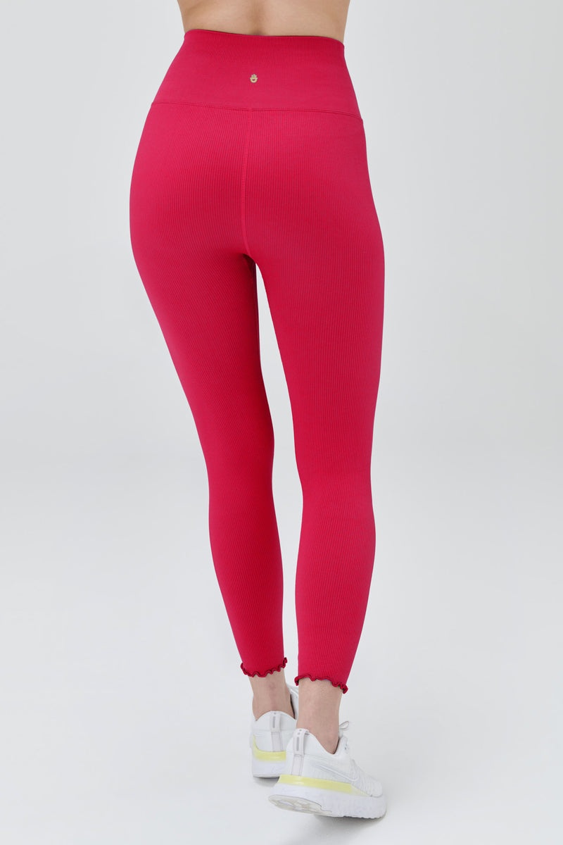 Women's Spiritual Gangster Love Sculpt 7/8 Ruffle Legging Leggings Hibiscus | HN5328094