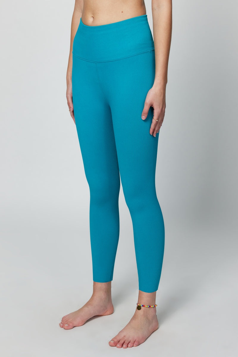 Women's Spiritual Gangster Love Sculpt Legging Bottoms Capri Blue | AN3510769