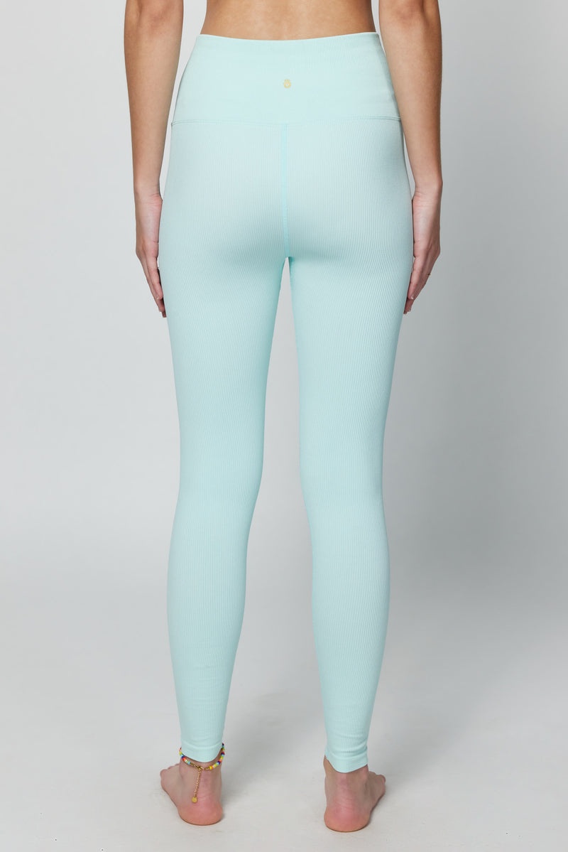 Women's Spiritual Gangster Love Sculpt Legging Bottoms Beach Glass | VG1485936