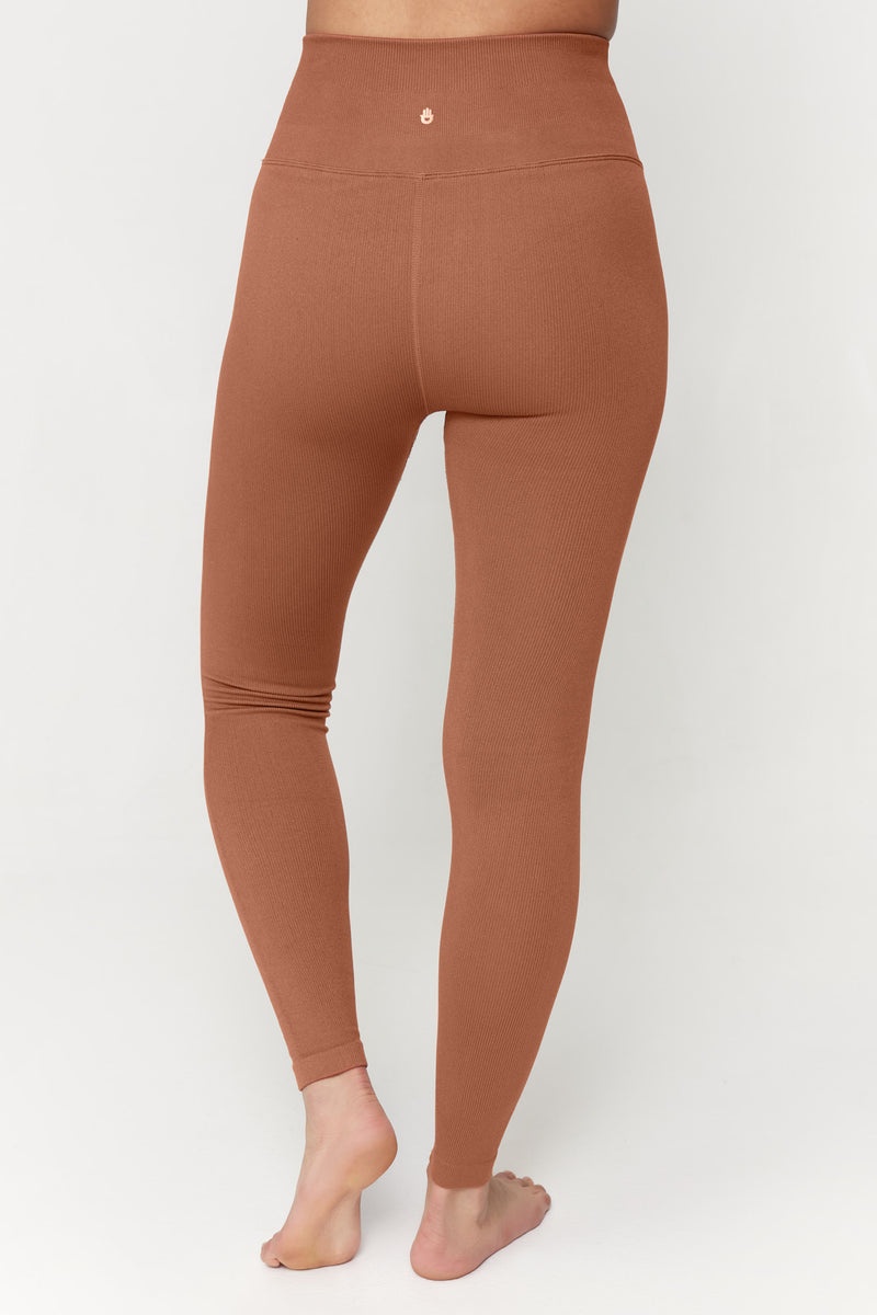 Women's Spiritual Gangster Love Sculpt Seamless Legging Leggings Clay | SC2578640