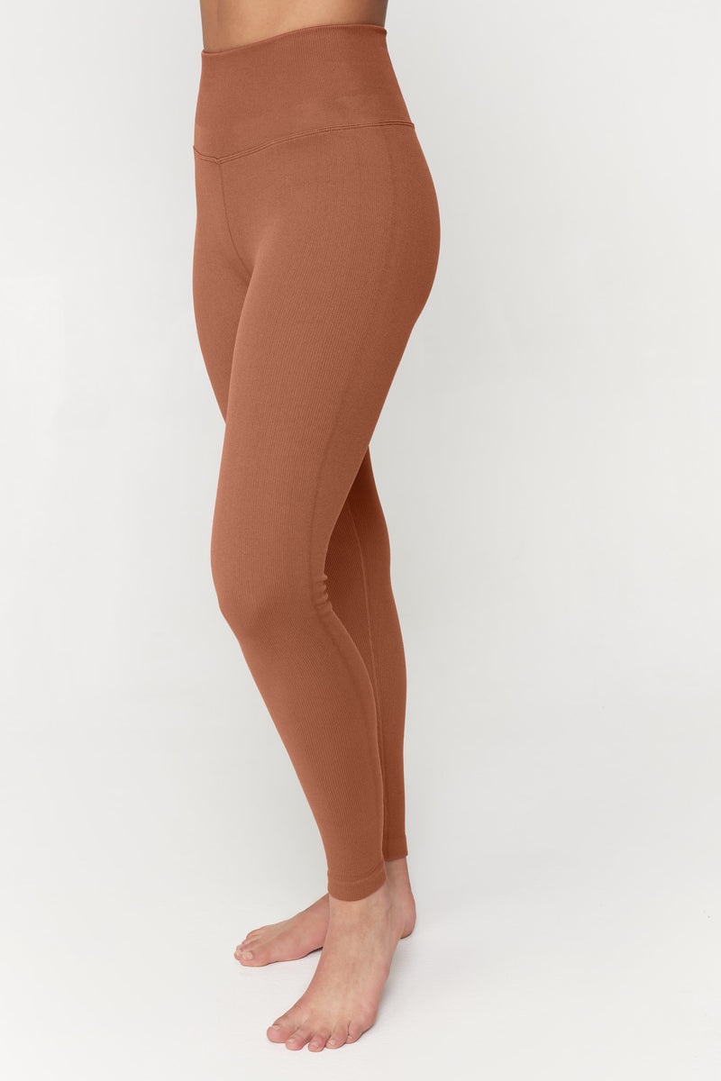 Women's Spiritual Gangster Love Sculpt Seamless Legging Leggings Clay | SC2578640