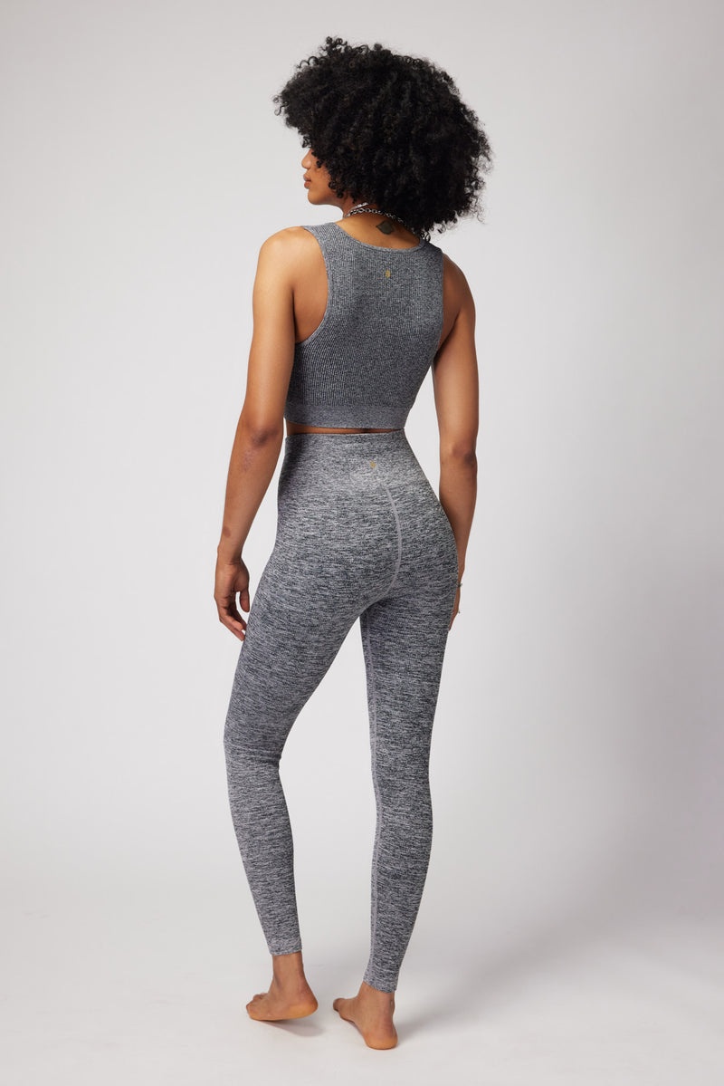 Women's Spiritual Gangster Metta Seamless Plunge Brami Tops Heather Grey | FU0746138