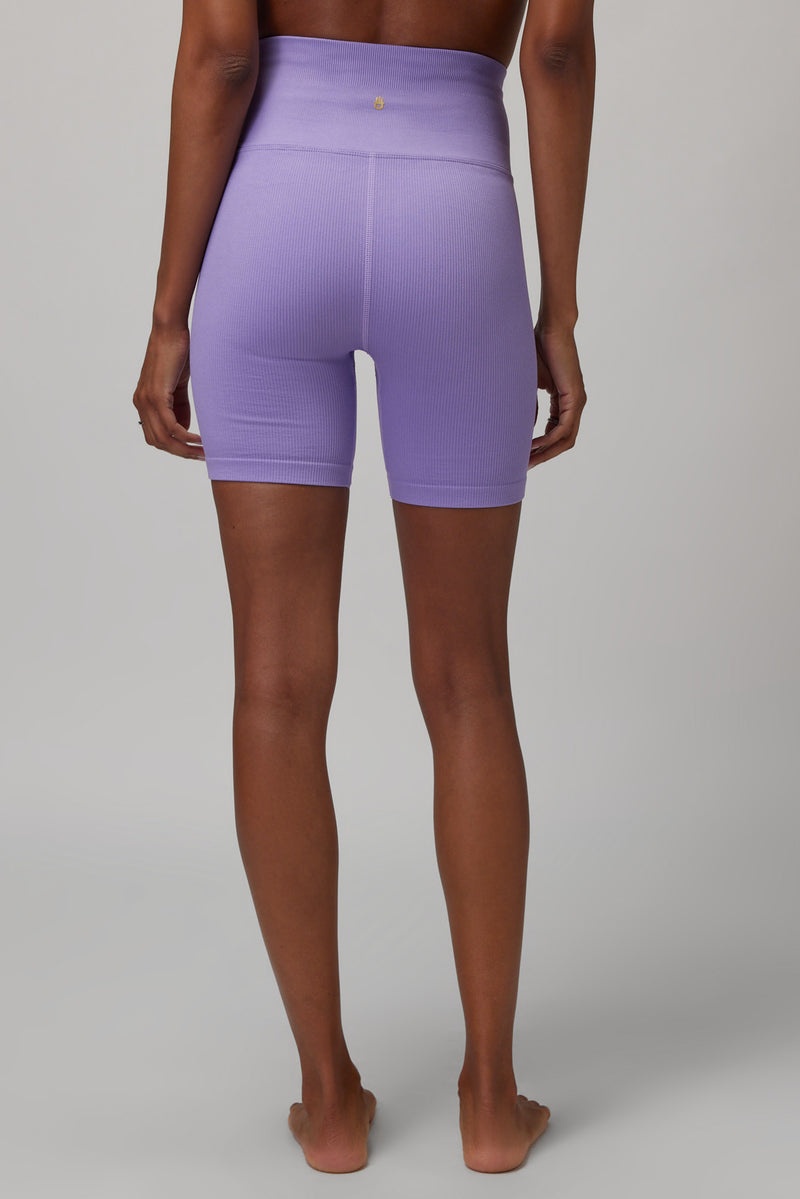 Women's Spiritual Gangster Seamless Biker Short Bottoms Amethyst | FH8742039