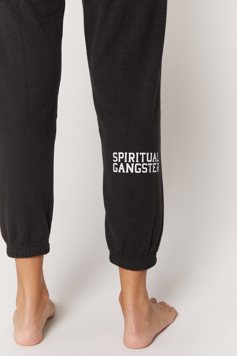 Women's Spiritual Gangster Varsity Perfect Sweatpant Sweatpants & Joggers Vintage Black | CP0935817