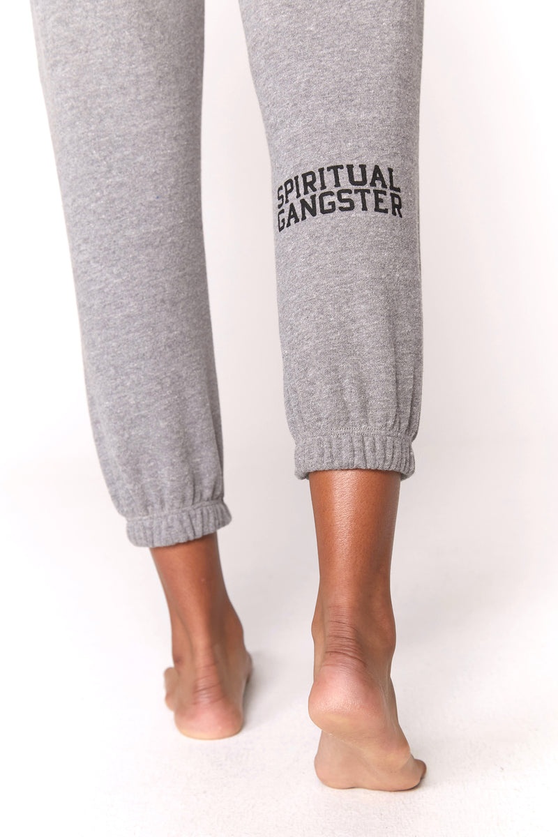 Women's Spiritual Gangster Varsity Perfect Sweatpant Sweatpants & Joggers Hthr Grey | MY1697853