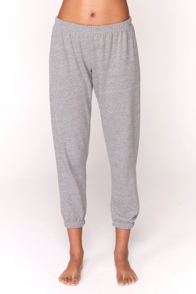 Women's Spiritual Gangster Varsity Perfect Sweatpant Sweatpants & Joggers Hthr Grey | MY1697853