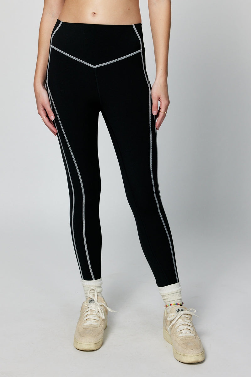 Women's Spiritual Gangster Vera Dream Tech Eco Jersey Leggings Bottoms Black | YL6739150